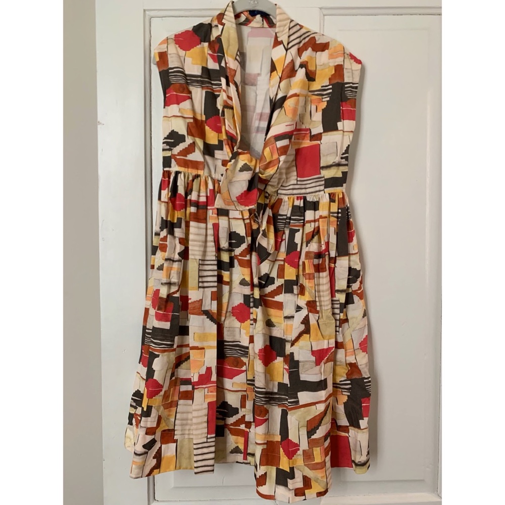 Mociun tie front dress M